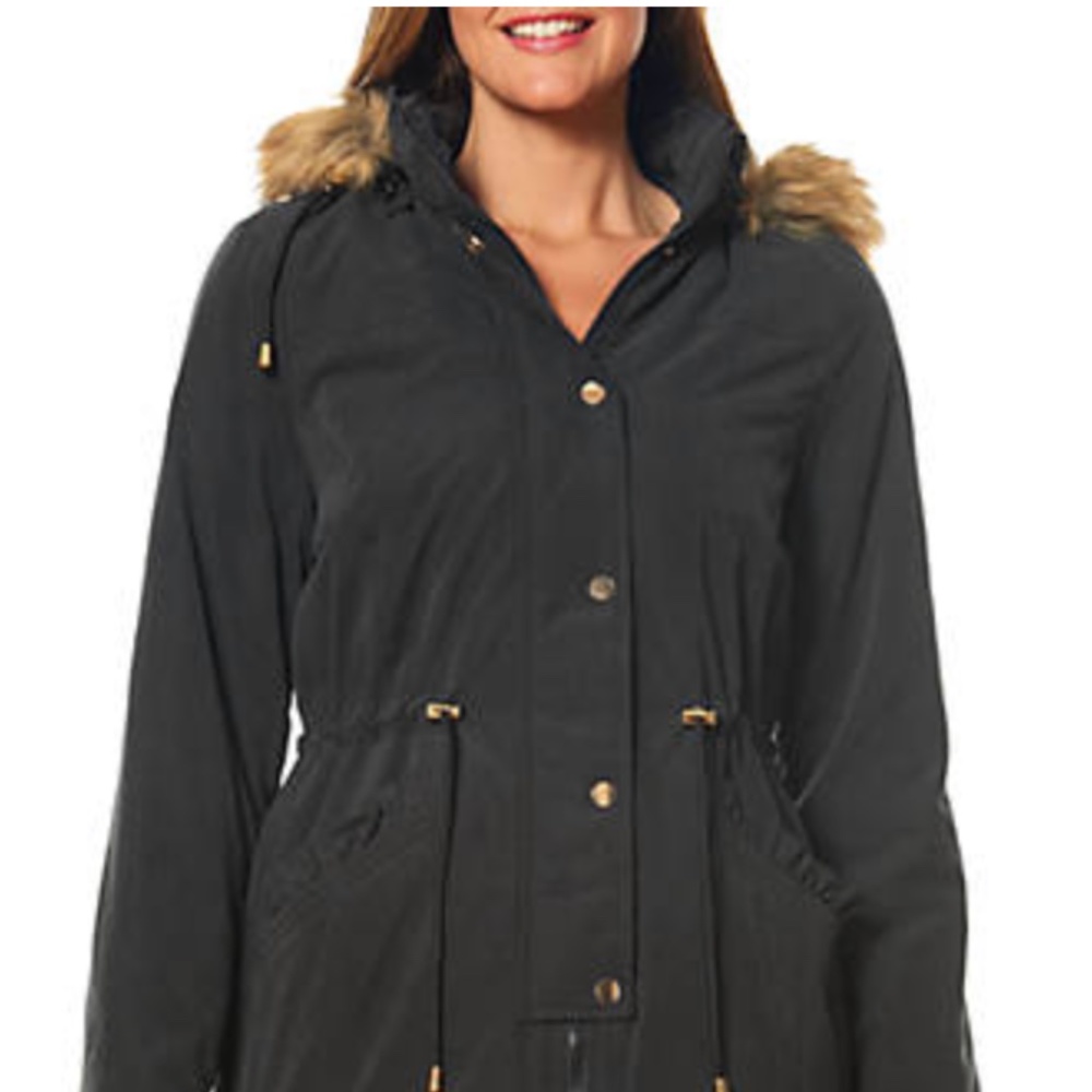 New Directions Fur Trim Anorak